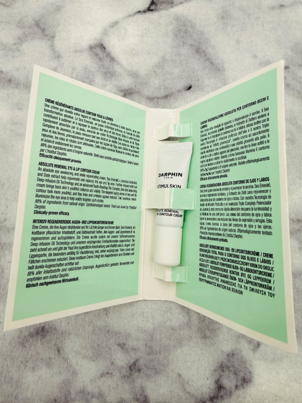 DARPHIN Skincare Gift Set,Absolute Renewal Eye&Lip Contour Cream,Mini-4pc-NEW - Picture 12 of 15